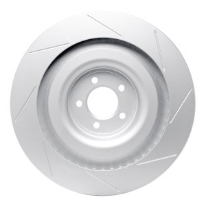 Jaguar XKR Brake Rotor (1) - Right Front - R1 Concepts - Slotted GeoSPEC - `08-`09